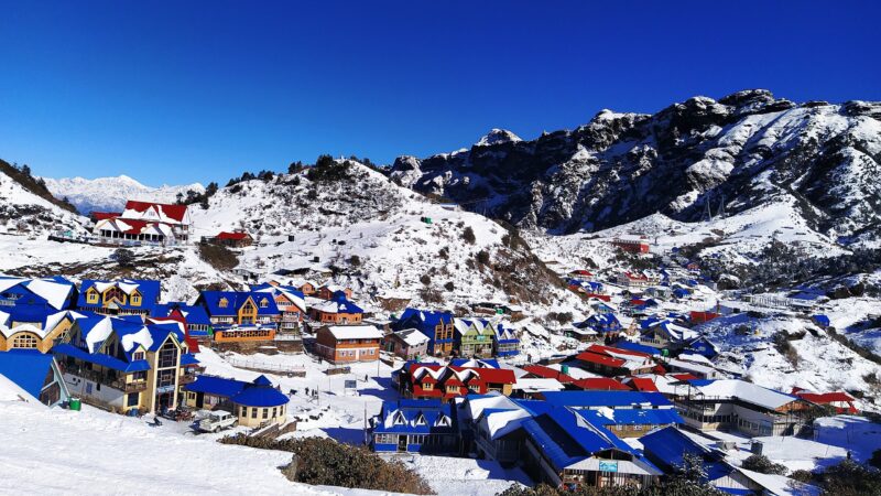 Kuri Village, Kalinchowk during Snowfall