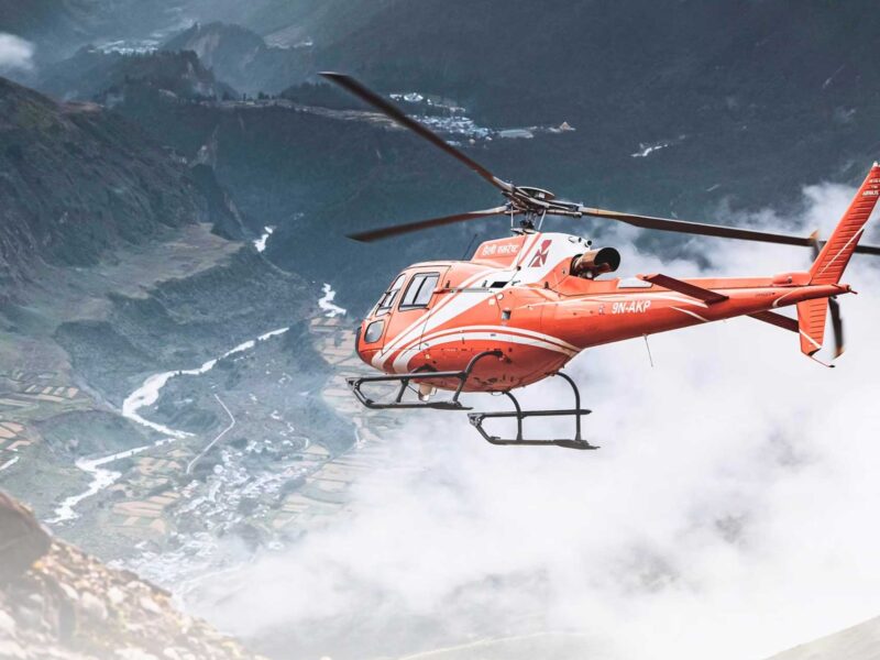 Namche to Lukla Helicopter Flight: A Luxurious Alternative to the Trek