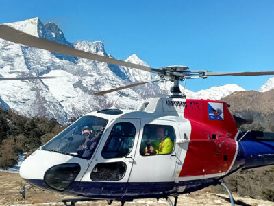 Gorakshep To lukla Helicopter Flight